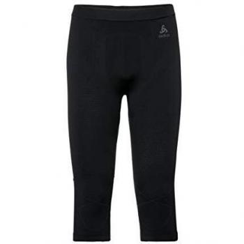 Odlo Evolution 3/4 Herrenhose Schwarz-Graphit Grau, L