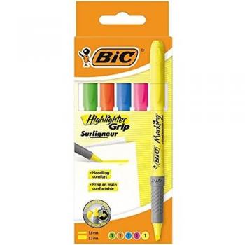 Ensemble de 5 stylos marqueurs Highlighter Grip