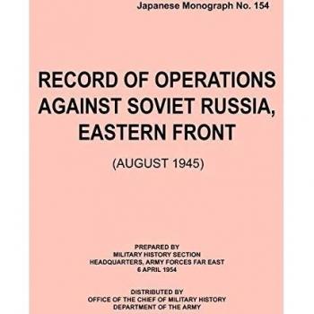 Record of Operations Against Soviet Russia, Eastern Front