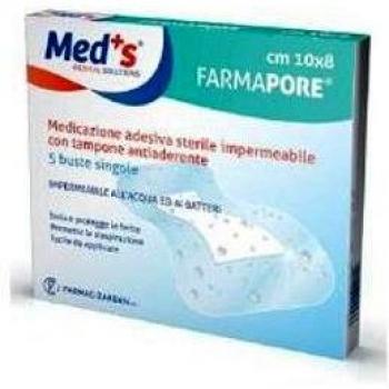 Med's Medicazione Adesiva Sterile Trasparente Impermeabile 10 m x 6 cm 5 Pezzi