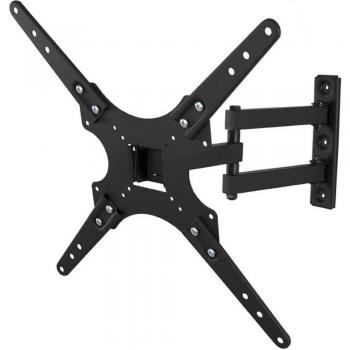 Multi Position TV Wall Mount for 32‑65” TVs Black