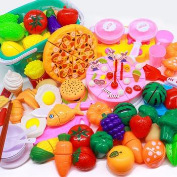 Kit Cuisson Enfant, 150 Composants, Simulateur Fruits et Légumes, Accessoire Découpe, Éducatif pour Petit Anniversaire