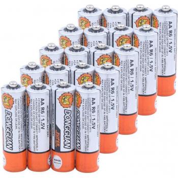 Pilasa AA de zinc y carbono, paquete de 20 LR6 AM3 E91