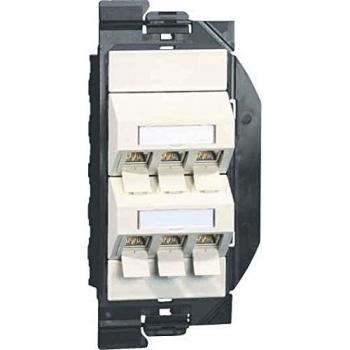 BTR NETCOM 130b11s60201-e RJ Pearl White Wall Socket