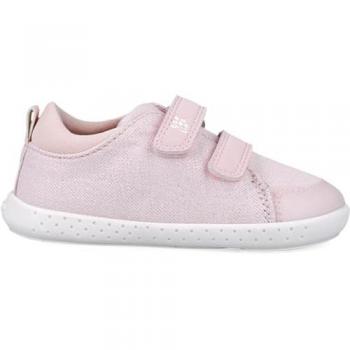 Sandalia Infantil Garvalín Lona Metálica Rosa 252347