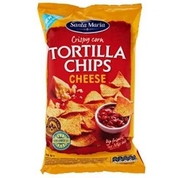 Chips de Tortilla con Sabor a Queso | Santa Maria | 185 gramos