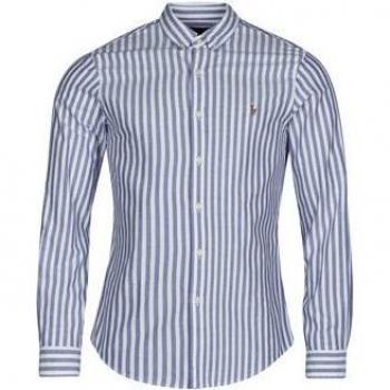 Chemise en Oxford Coupe Droite Polo Ralph Lauren Bleu