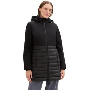 TOM TAILOR Steppmantel schwarz XS