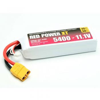 Red Power Baterie 5400 mAh 11,1 V LiPo Softcase con XT90