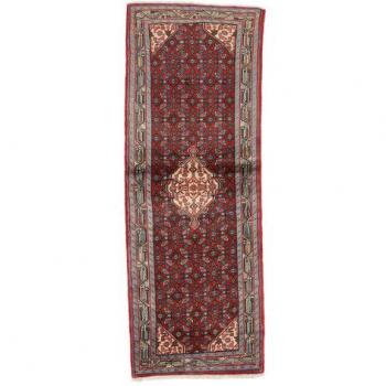 Tappeto Hamadan 80X225 Fine Rosso Scuro/Nero (Lana, Persia/Iran)