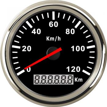 85MM Speed Gauge with Red Backlight for Auto Truck Boat