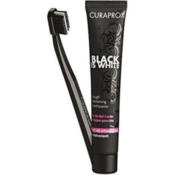 Curaprox Set Black Is White Toothpaste 90 ml + Toothbrush