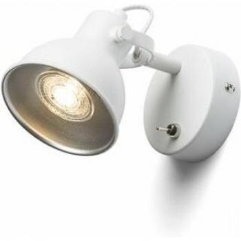 Rendl Light Faretto da parete Rosita I 9W bianco/grigio argento