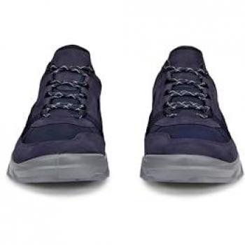 Ecco Freizeitschuh MX Low WP – Herren, Dunkelblau, Größe 41, BreathRu & waterproof