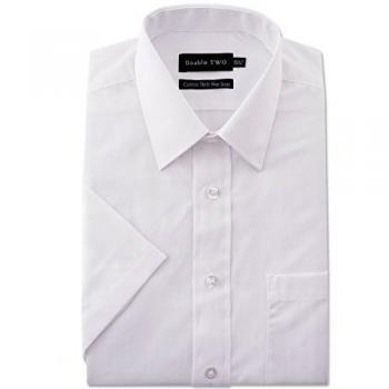 Double Two Cotton Rich Short Sleeve Shirt