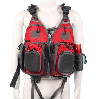 Bolsa Multifuncional y Chaleco Salvavidas para Pesca en Roca