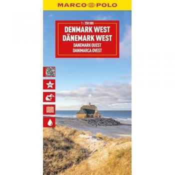 MARCO POLO Reisekarte Dänemark West 1:225.000