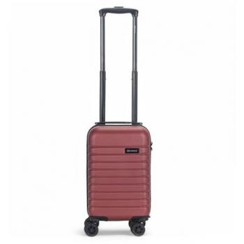 Burgundy Breeze Cabin Bag – 45×25×20 cm ABS Hard Shell, RynAir Compatible (XS)
