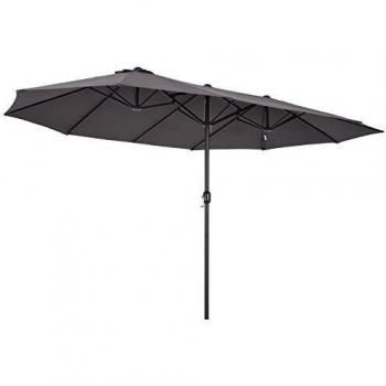 Parasole Esterno 4.6 x 2.4m Grigio