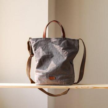 Trendy Female Canvas Handbag