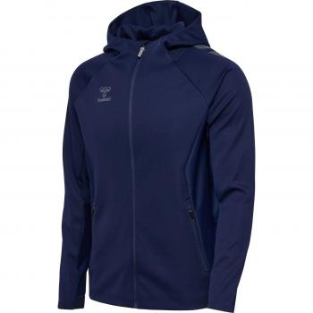 Hummel Männerpullover CIMA 2.0 – Blau, Größe M, Reißverschluss