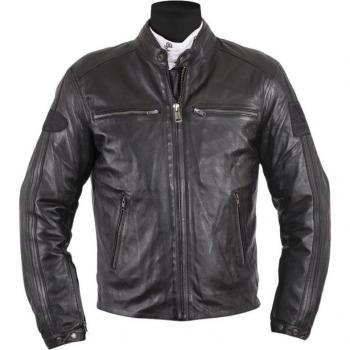 Helstons Ace Rag leather jacket, black, size L