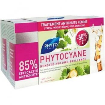 Tratamiento Anticaída Phytocyane Pack Femenino – 12 Ampollas