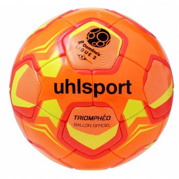 Uhlsport Triomphéo Fußball Winter Edition Orange-rot Fluoreszenz – Größe 5