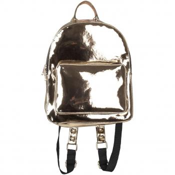 Urban Classics Gold Metallic Midi Backpack Unisex