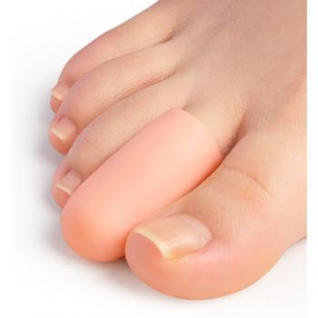 Separador de dedos de silicona para juanetes, 4x1,5 cm, pack de 6