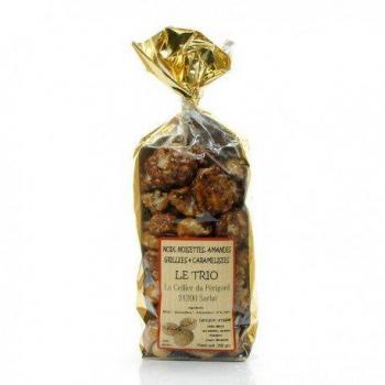 Mélange d'amandes et noisettes caramélisées 200g