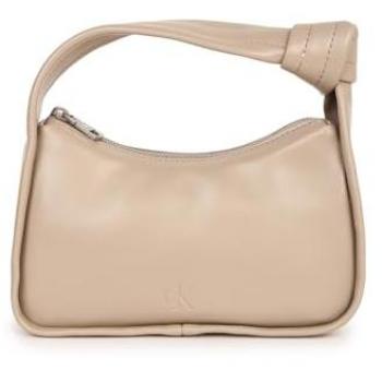 Calvin Klein Jeans Henkeltasche „Knotted Mini Block20“ – Grau-Beige, 21 × 12,5 × 8 cm
