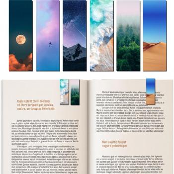 Magnetisches Seitenhefter „Natürliche Landschaften“