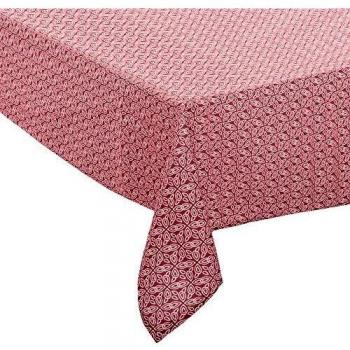 Nappe de Table Design Olia (rose) de 140 x 240 cm avec Fonction Anti-Tâches