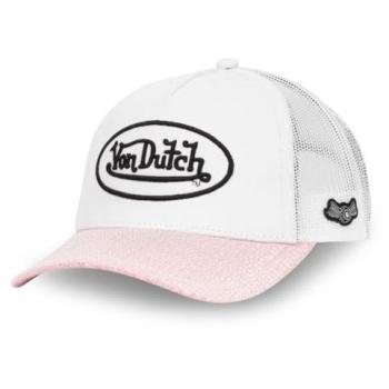 VD/1/CB von Dutch Trucker Cap – schimmernd in Weiß und Pink
