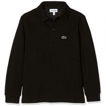 Polo Lacoste para Niños Talla 1A Negro
