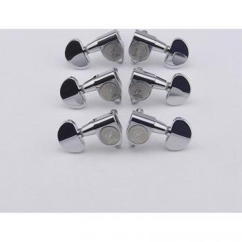 1 Set Chrome Guitar Machine Heads 1:18 Ratio