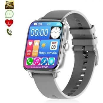 Pantalla 4,4x1,4x3,8 cm Smartwatch DAM DT102 Gris