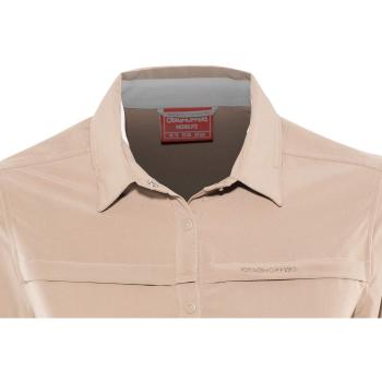 Craghoppers W NosiLife Pro II Langarmbluse für Damen – Braun, Daunenhemd, 42/16, Mushroom-Variante