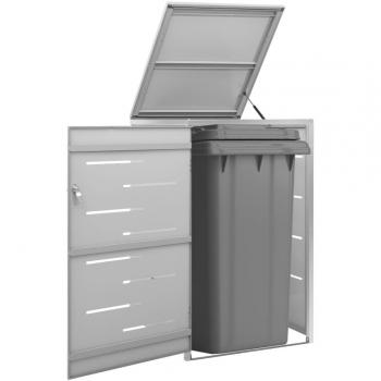 Copribidon per Spazzatura Singolo 69x77,5x115 cm Acciaio Inox