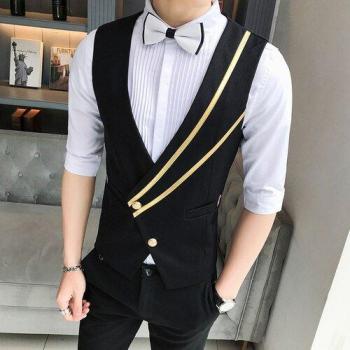 Chaleco Hombre Elegante para Clubes Nocturnos