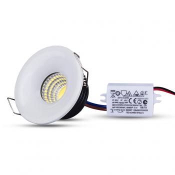 Mini Spot LED 3W 40mm Encastré avec Options de Lumière