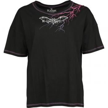 The Nightmare Before Christmas – Disney Damen‑T-Shirt „Love Is Eternal“, Schwarz, Größe M