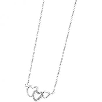 Collar de Plata con Corazón Time Road WS01893