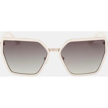Guess GU7871 Women's White Sunglasses with Mirrored Gray Lenses