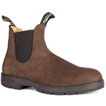 Blundstone Brown Nubuck Pebble Chelsea Boot (US 8½)