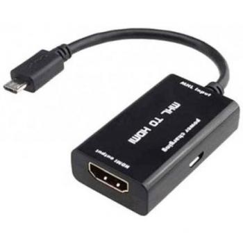 Adaptador MHL-5P a HDMI y MicroUSB