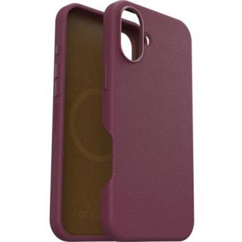 Protezione OtterBox Symmetry Cactus Leather MagSafe, colore rosso, iPhone 16 Plus