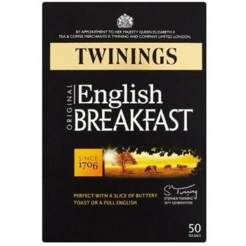 Té inglés de la mañana Twinings, Bolsitas 50x125g (Original)