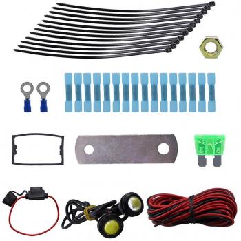 Kit Señalización Universal: Bocina + Luz Intermitente + Reversa